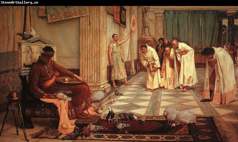 John William Waterhouse The Favorites of the Emperor Honorius